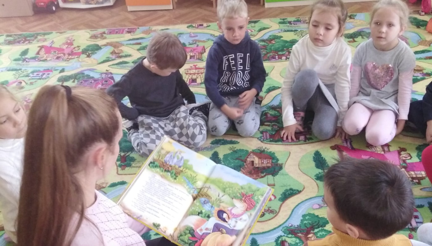 “Лисичка та журавель” , група “Сонечко”