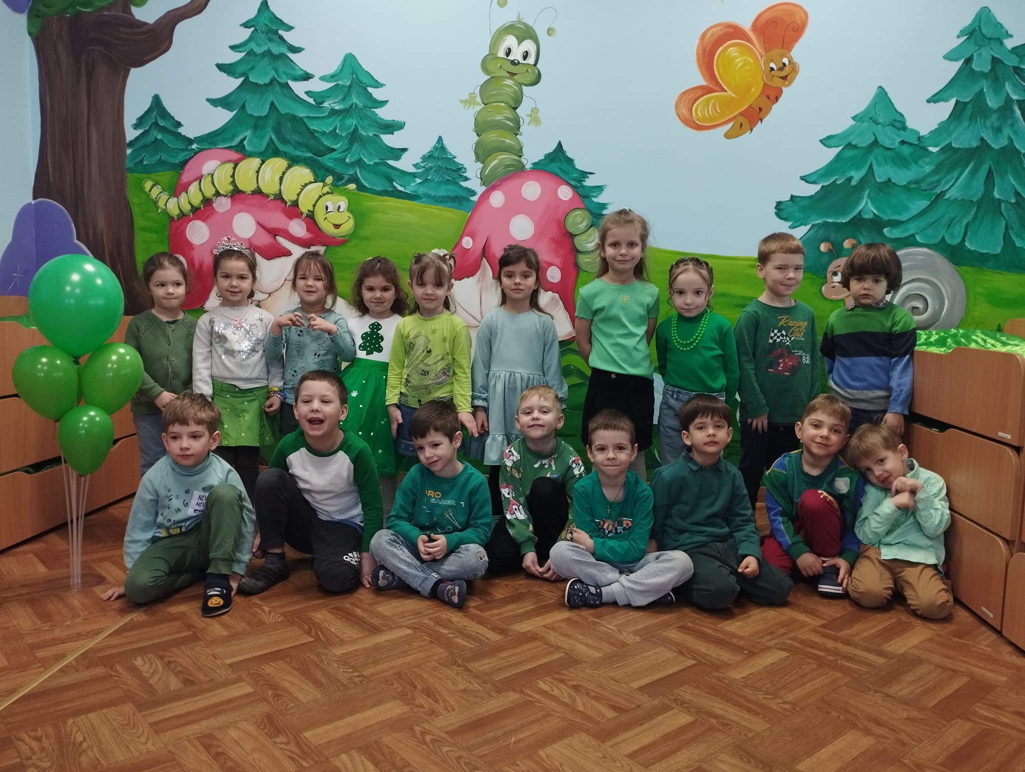 Середа – день зелений,Ніжний, лісовий, приємний 🌿🌱, група “Веселка”